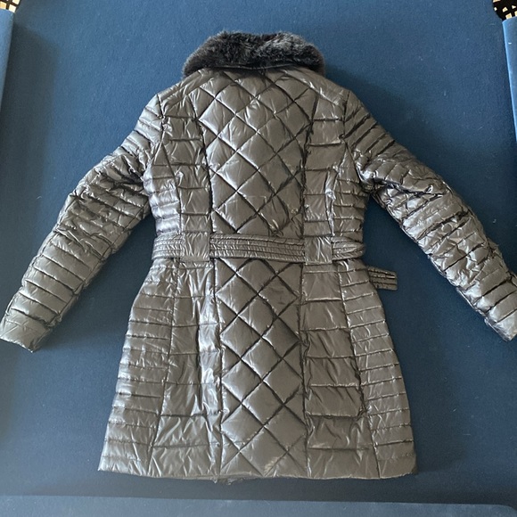 Via Spiga black puffer with fur collar - Picture 2 of 4